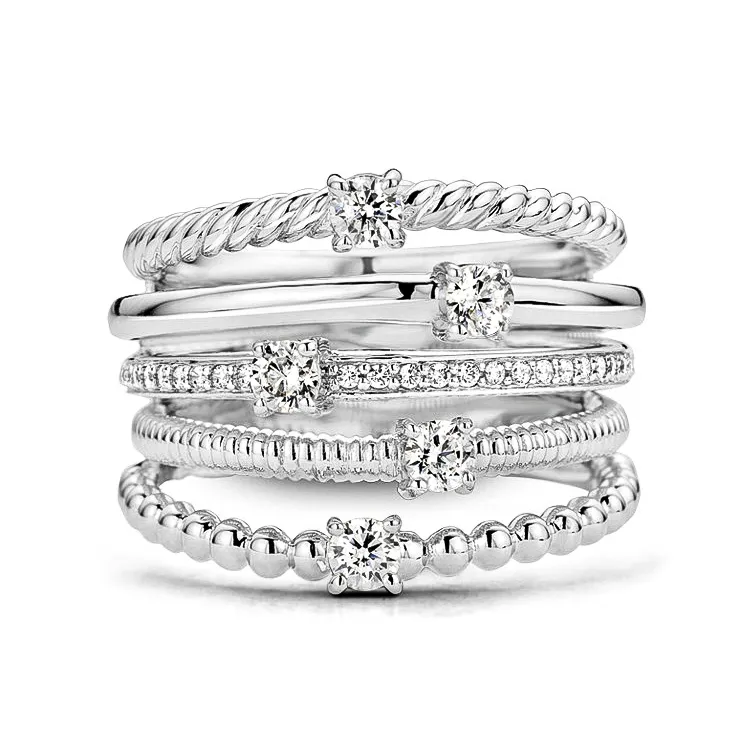 Кольцо из серебра TI SENTO MILANO 1863ZI